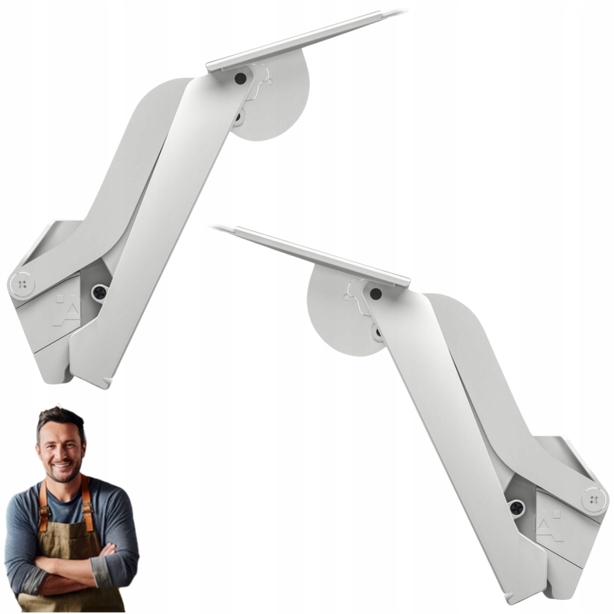 Nábytkový zvedák Hafele Free Space 1.11 E bílý 372.27.703