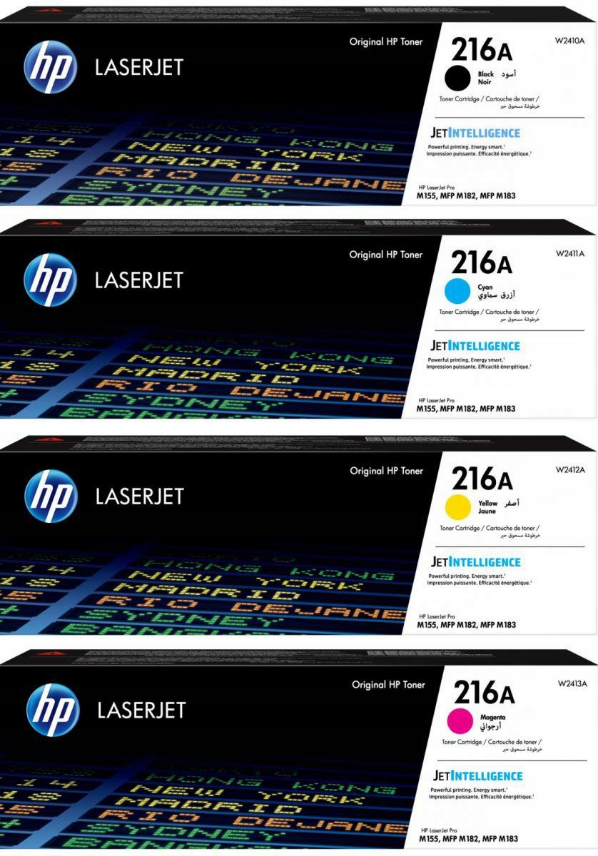 Zestaw tonerów Hp 216A W2410A W2411A W2412A W24123