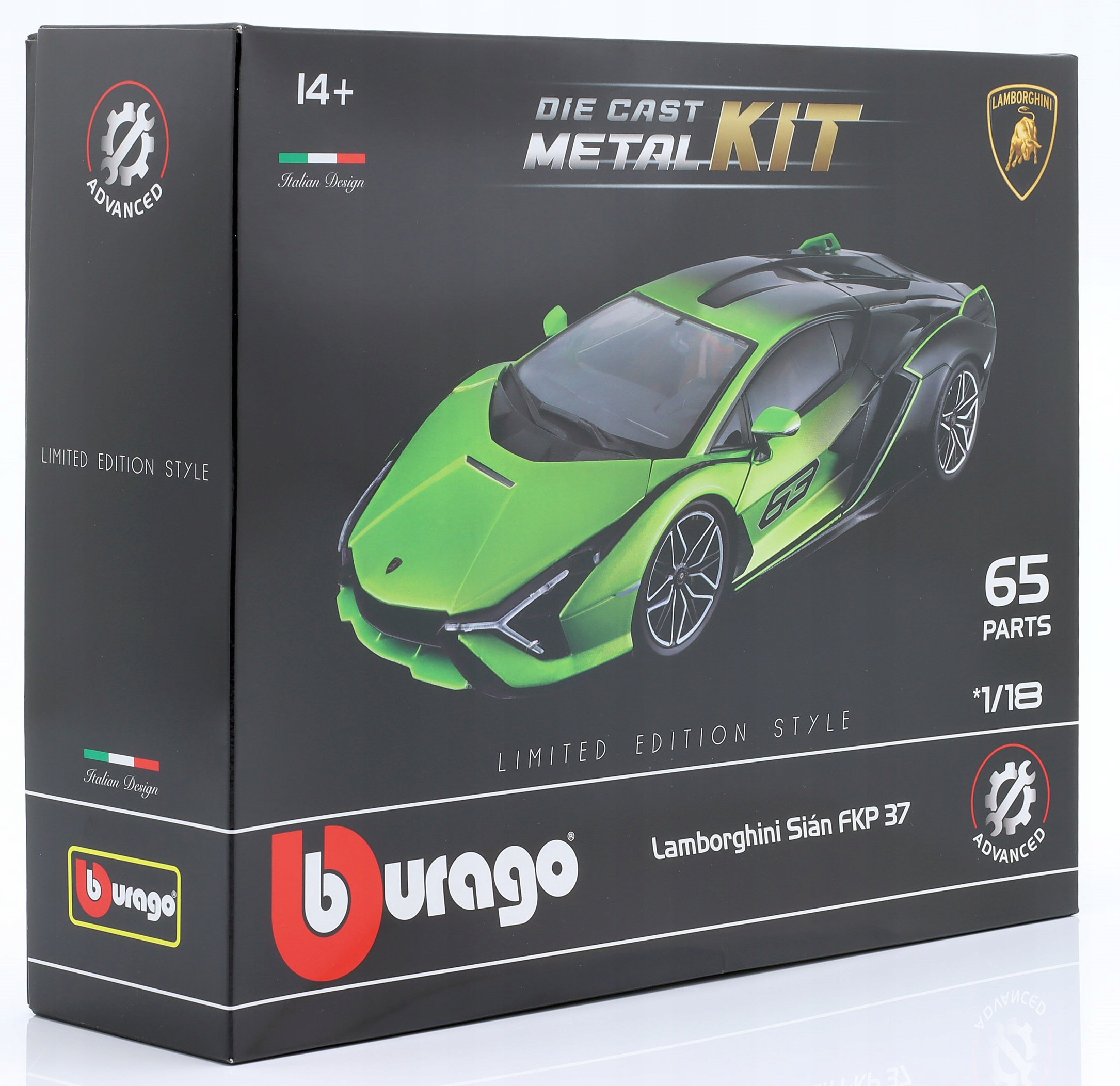 Lamborghini Sian Fkp 37 FKP37 Model pro skládání složení Bburago Kit 1:18