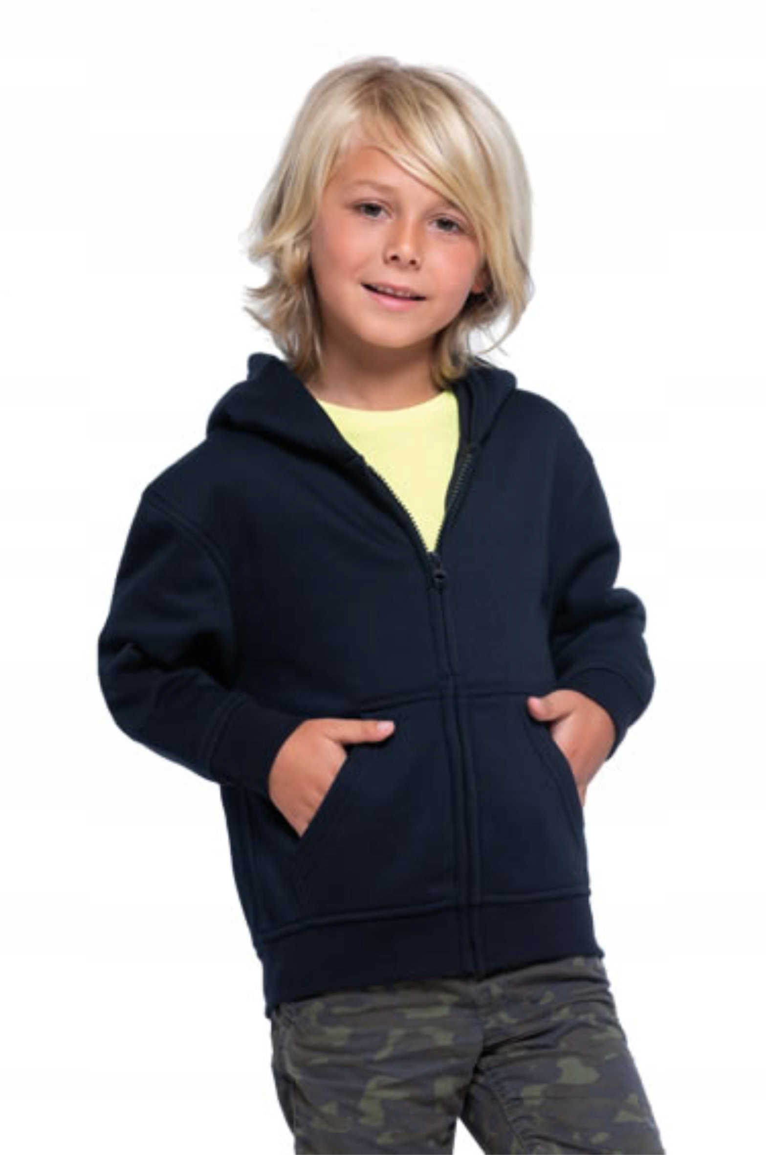 

Bluza Dziecięca z Kapturem rozpinana Navy 152