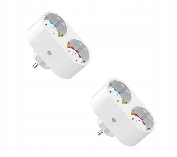 Inteligentne gniazdko podwójne Smart plug Gosund SP211 Wi-Fi Tuya 2 sztuki