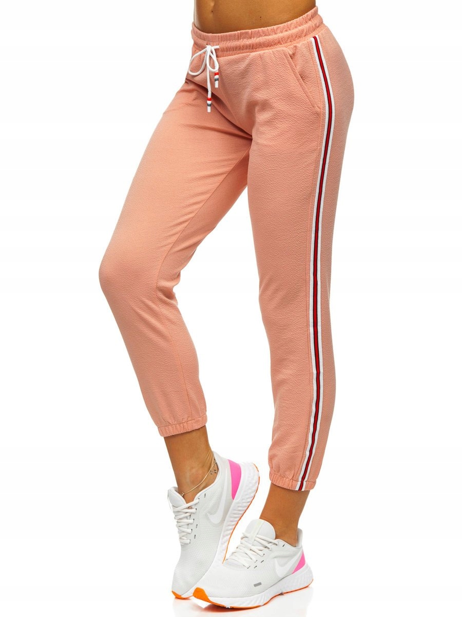 

Spodnie Damskie Dresowe Różowe YW01020A Denley_s