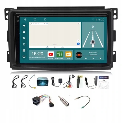 Rádio Navigace Smart W451 2006-2009 Carplay Android 8GB 256GB Sim