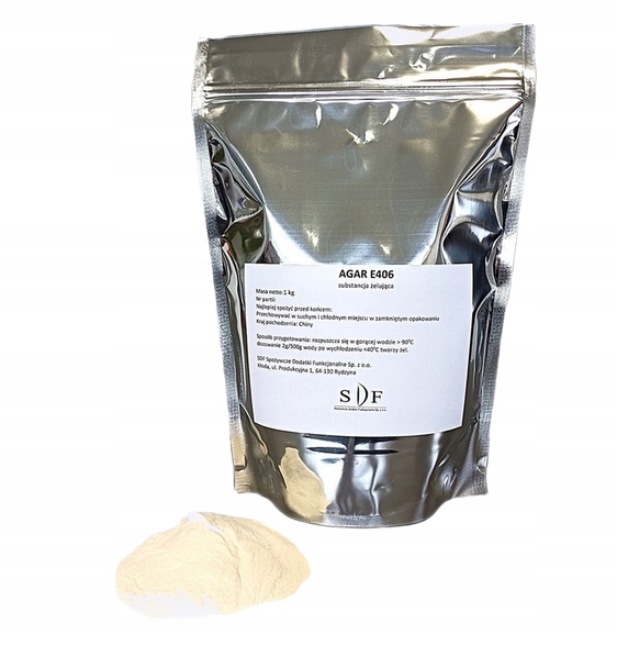 Agar potravinářský 1 kg 1000 g – přírodní želírující látka