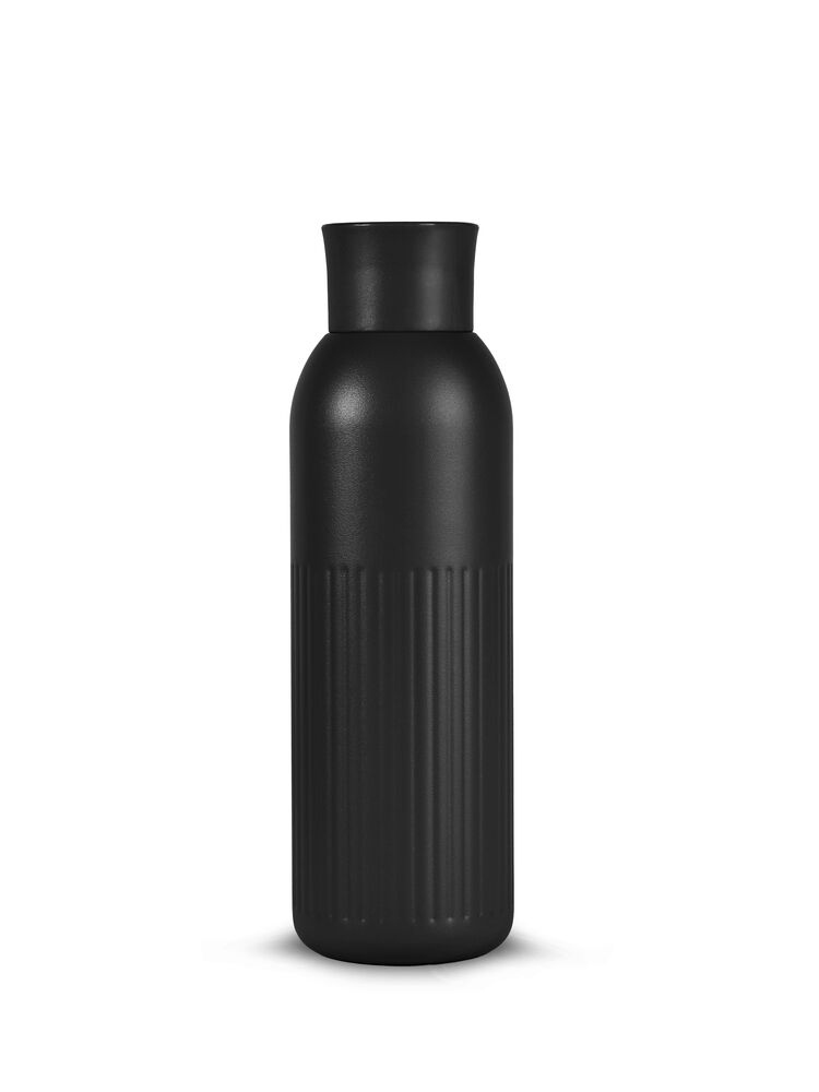 Sagaform Tekla Push – Termoláhev 500 ml, černá, vakuová