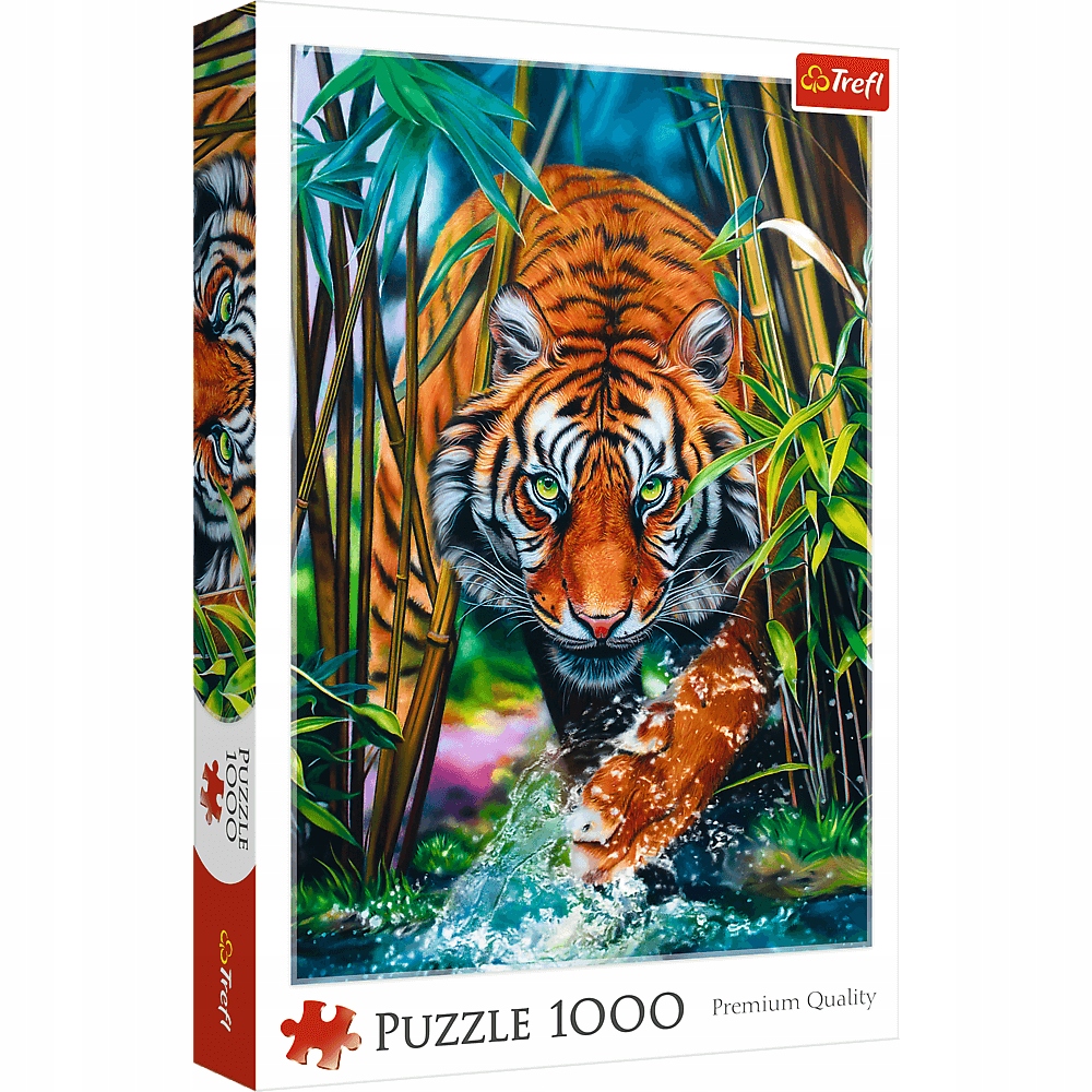 

Puzzle 1000 elementów Drapieżny Tygrys