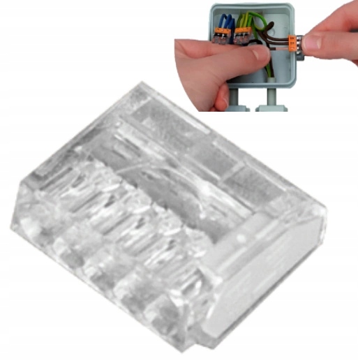 

Pawbol Szybkozłączka Złączka Wago 5x drut 2,5mm2