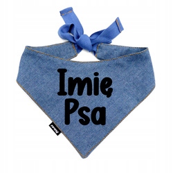 Levně Nákrčník Denim se jménem Psa Psiakrew M