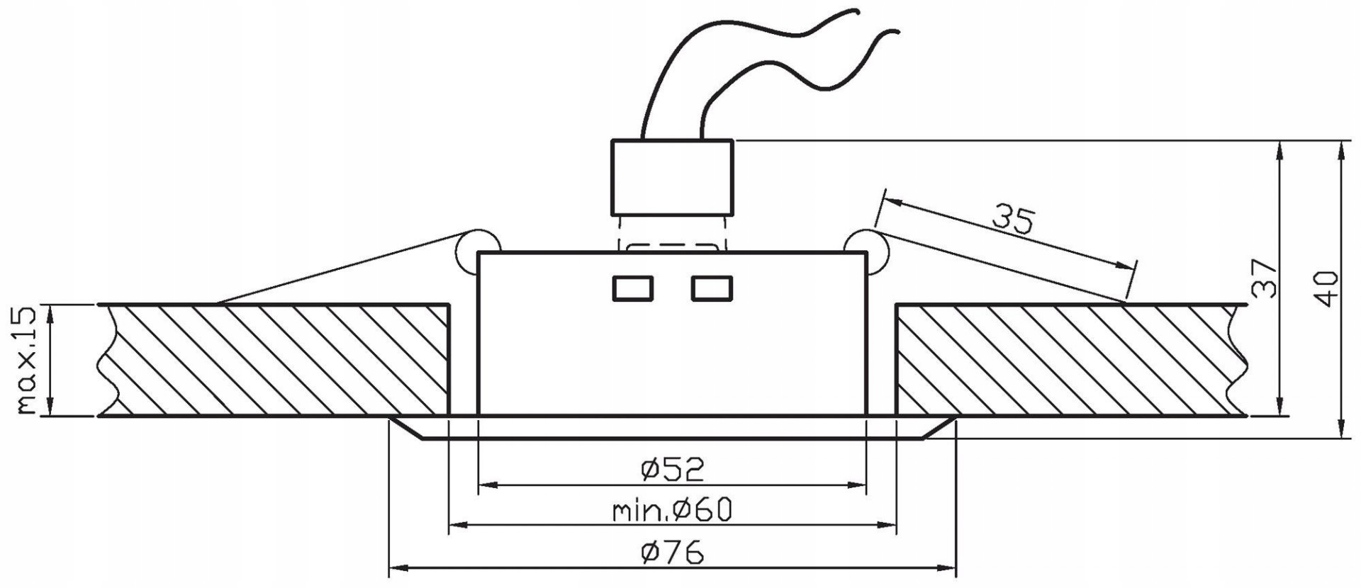 OPRAWA STROPOWA MR-16 2260928 Marka Candellux