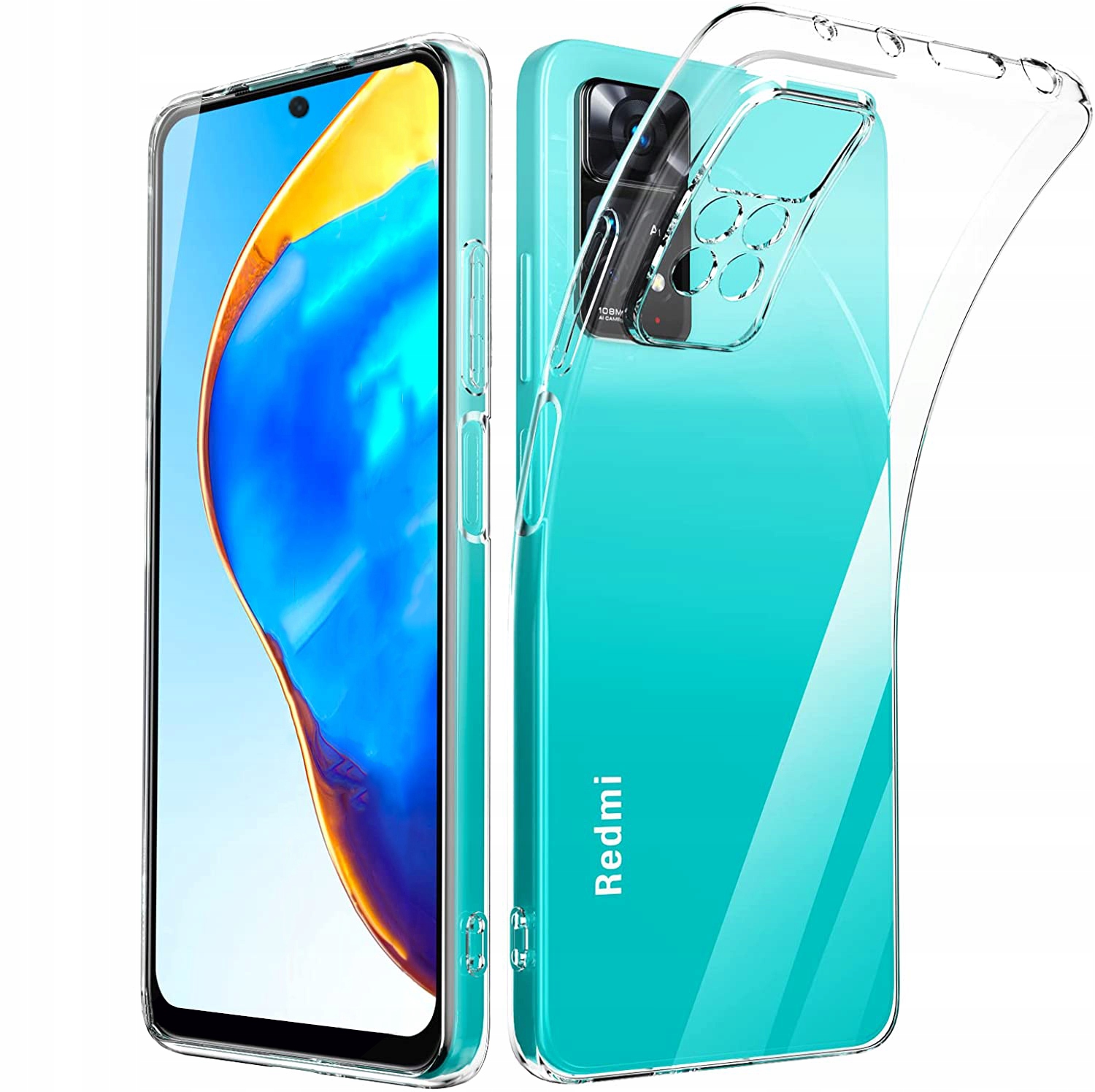 

Etui Silicone do Xiaomi Redmi Note 11 11s +szkło