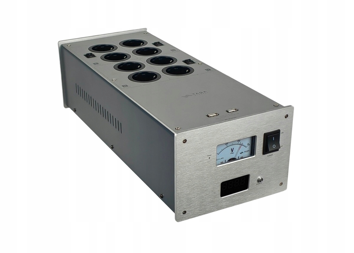 Taga Harmony PC-8000DC (Srebrny) | Kondycjoner | DC Bloker |USB