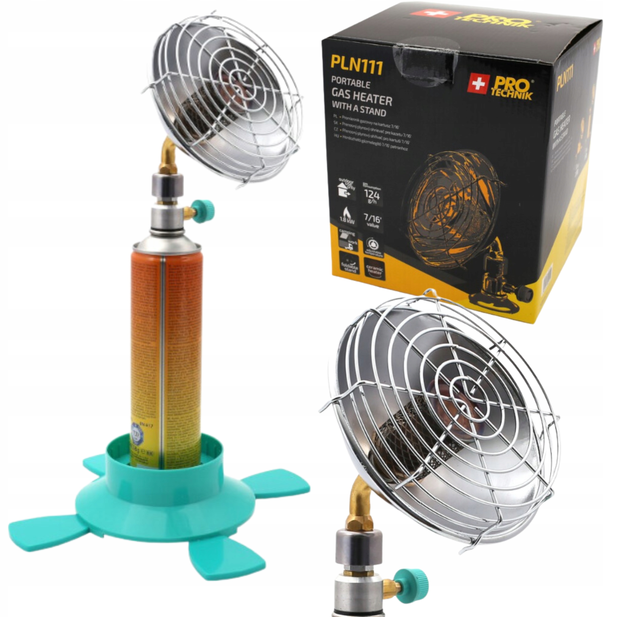 Ohřívač Turistická Kamna Plynový Ohřívač Sluníčko Slunce Na Plyn 7/16