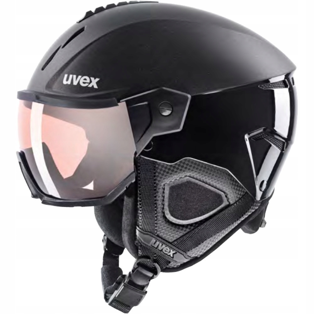 Lyžařská přilba Uvex Instinct Visor Pro V Vario Black S 53-56 cm