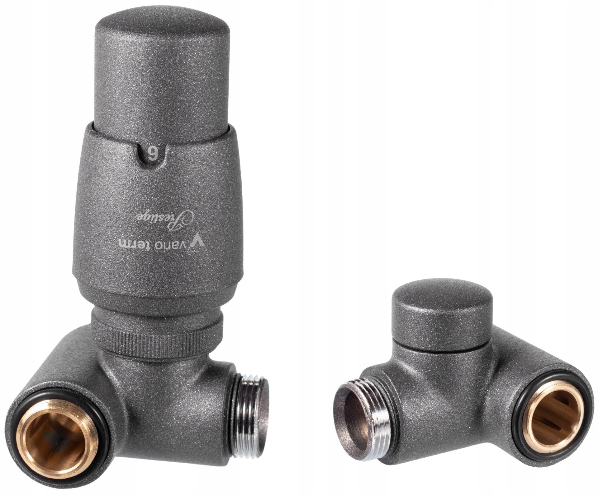 Termostatická sada Integra s trojháčkem Grafit Levá