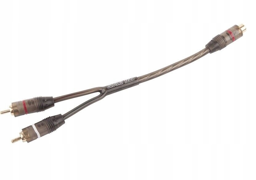 Ground Zero GZCY 30X kabel przewód rozgałęźnik rozdzielacz RCA - RCA CINCH