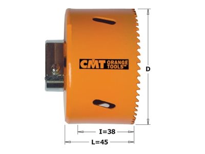 Cmt 551-092 Korunkový Vrták Bi-Metal+ 92 mm max rpm Kov/Nerez/Litina/ALU