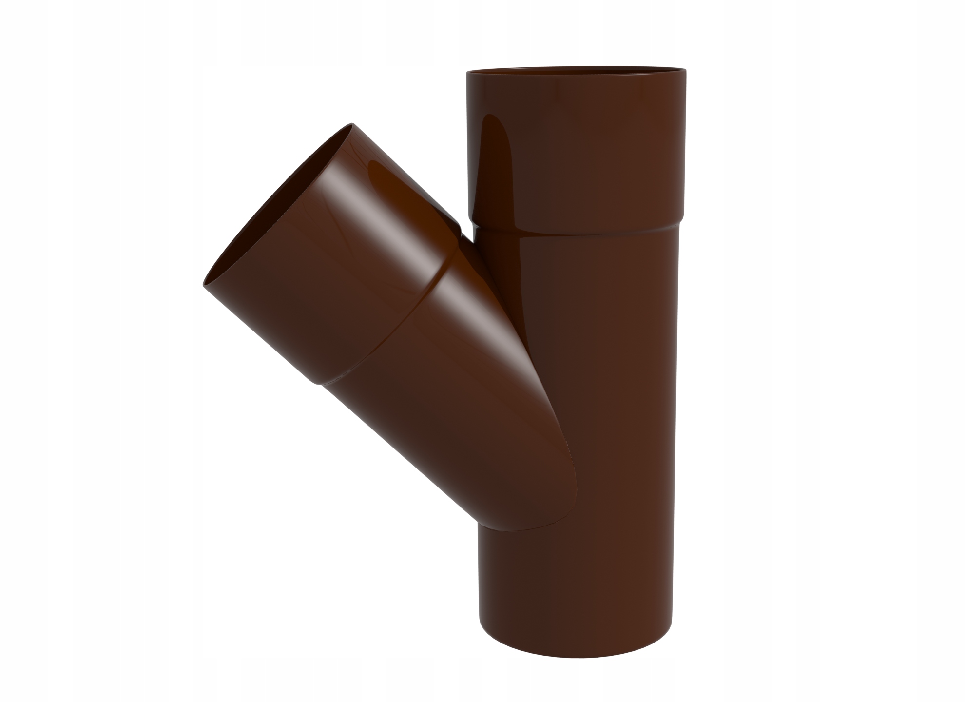 SCALA PLASTICS trójnik 45 TG 80 brąz