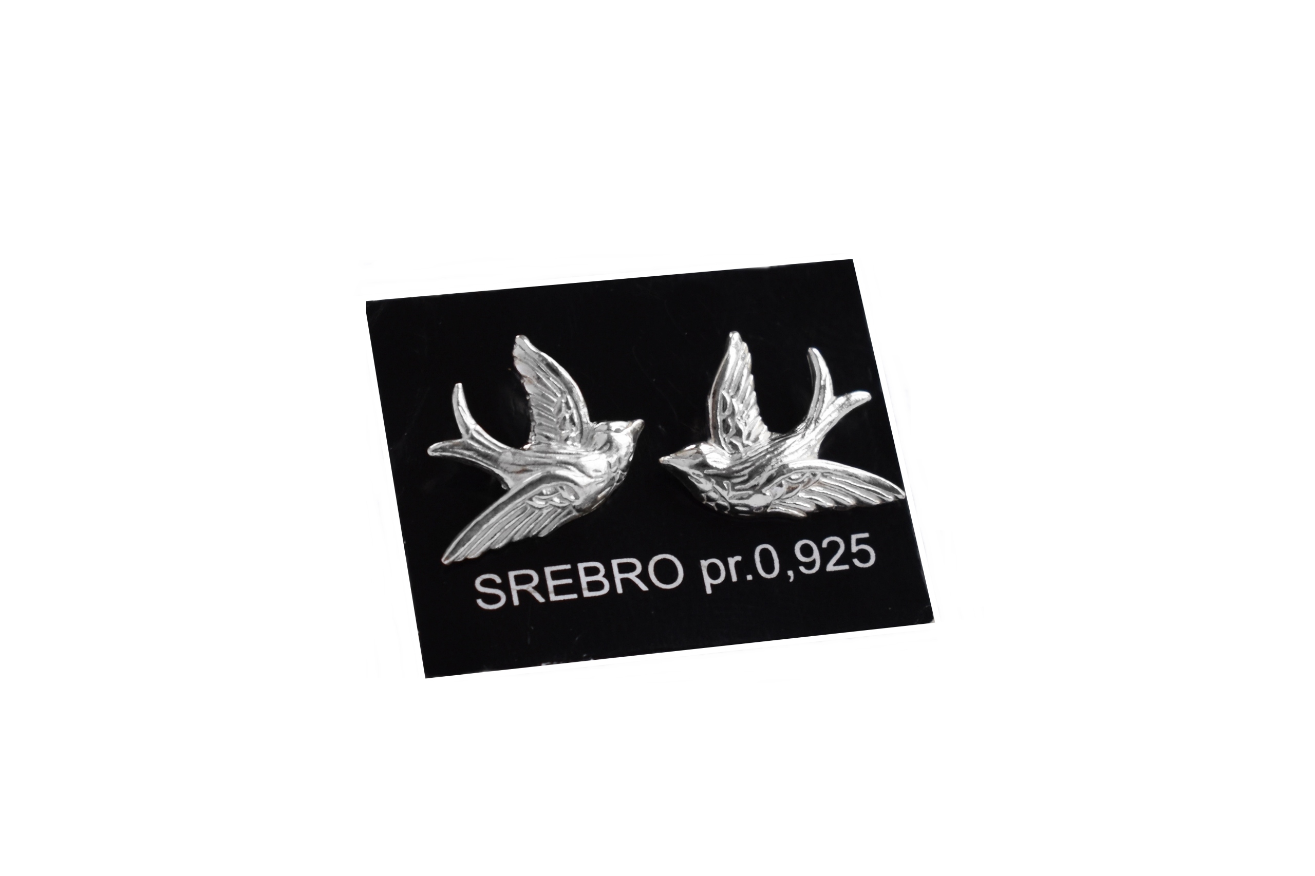 

PR.925 Srebrne Kolczyki Jaskółki Celebrytki Ptaki