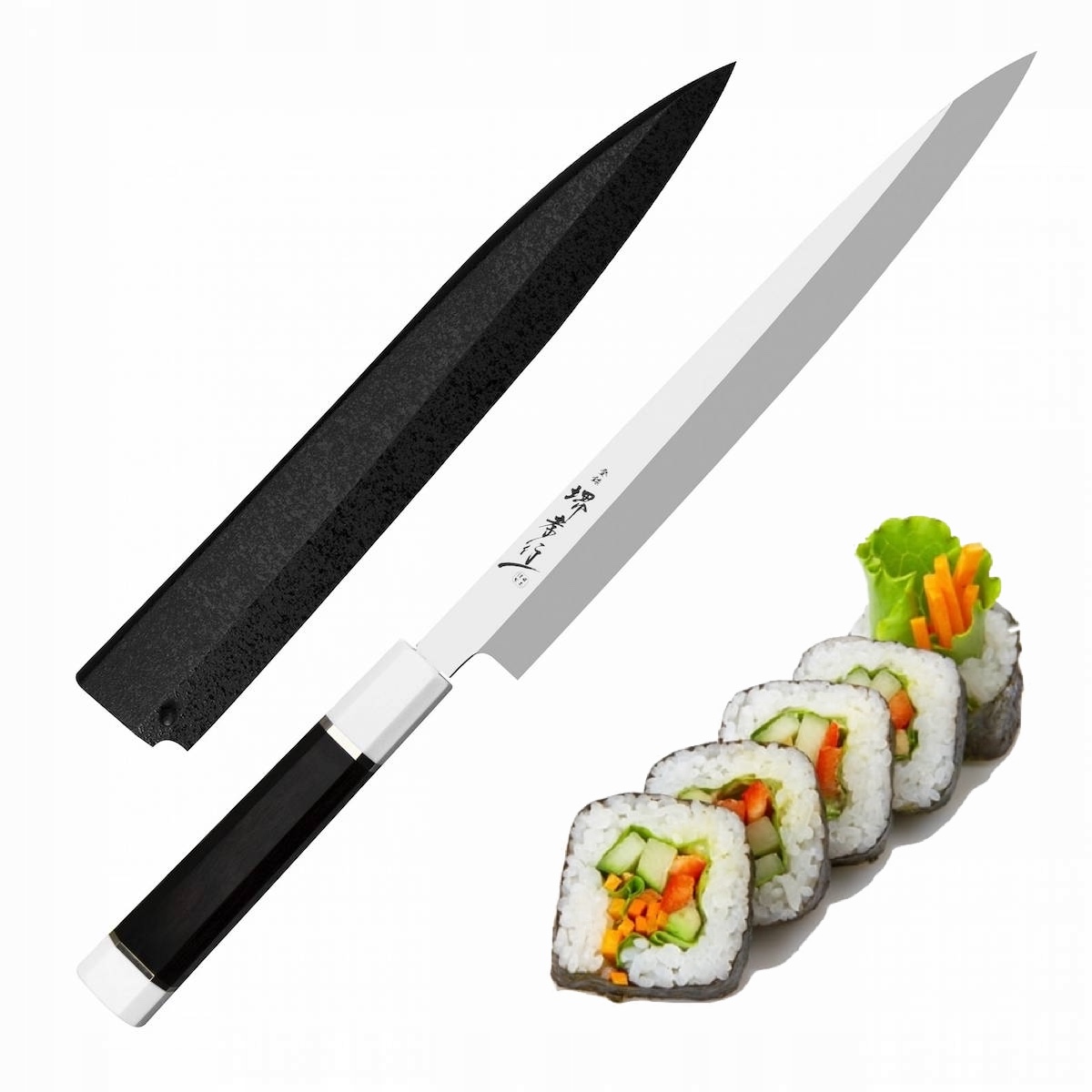 Sakai Takayuki Ginryu Honyaki Sw Japonský nôž Yanagiba na sushi 61 Hrc 27 cm