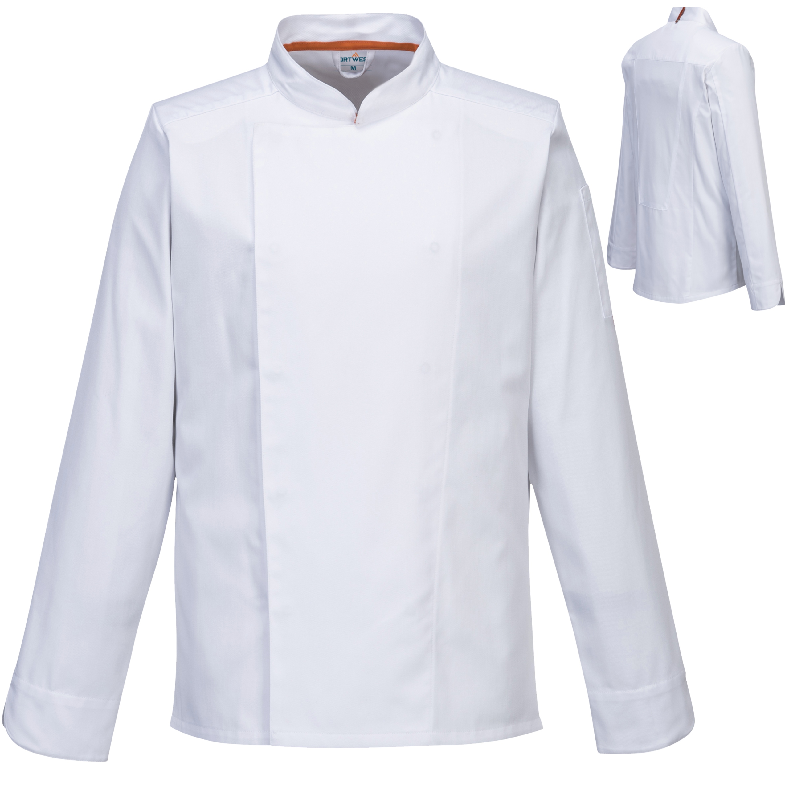 Bluza kucharska Mesh Air Pro biała oddychająca fartuch szefa kuchni XXL