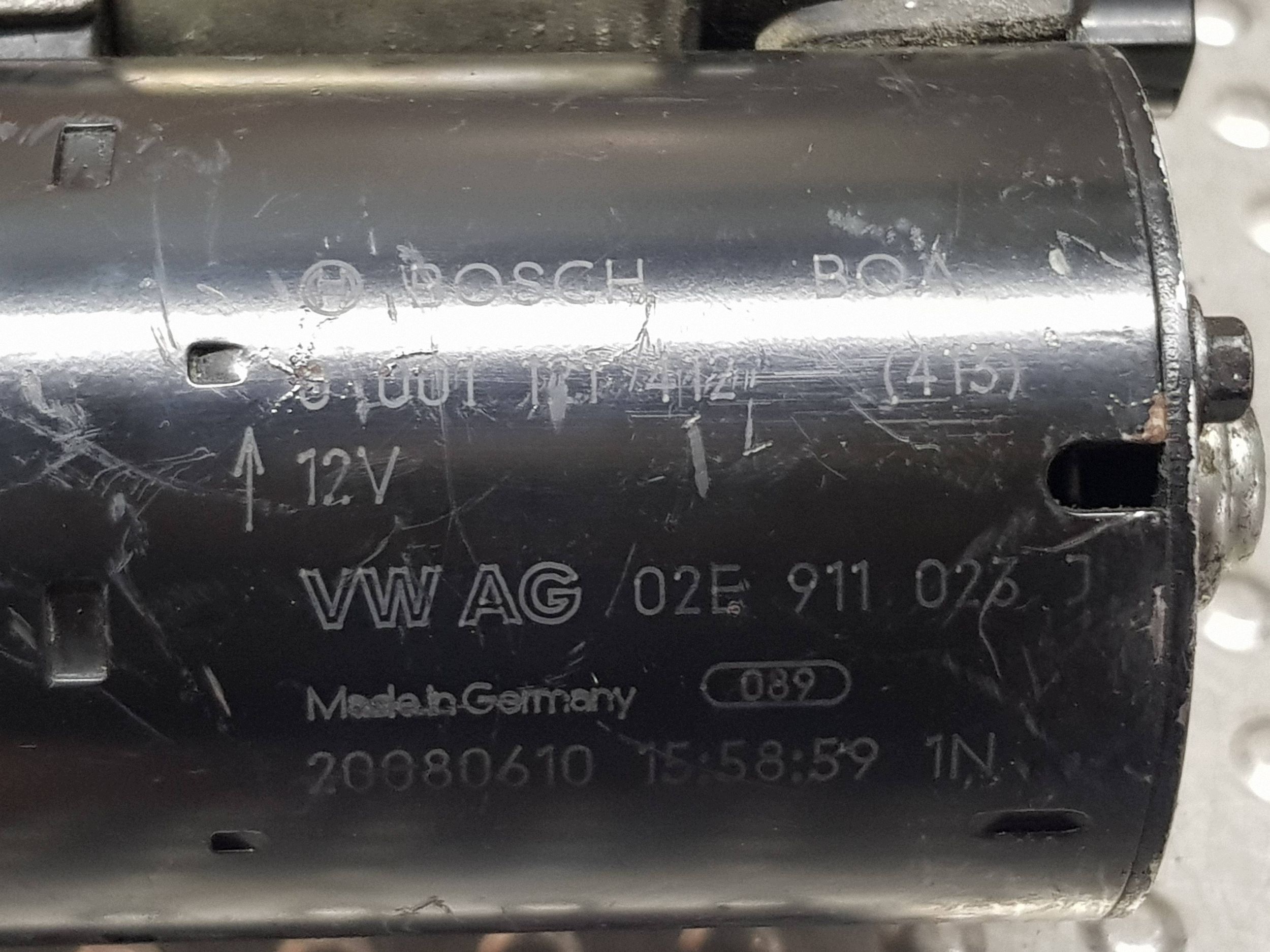 starter 02E911023J AUDI A3 8P GOLF VI GTI 2.0 TFSI
