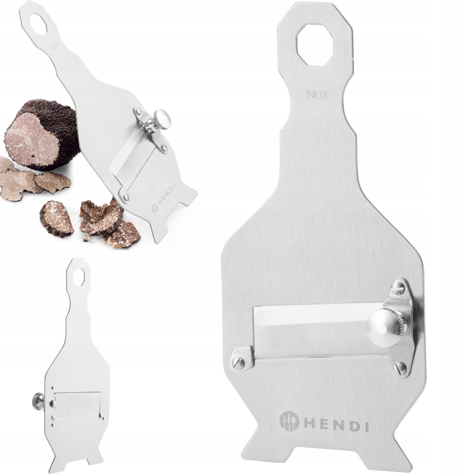 Mandolínový kráječ na lanýže, Zeleniny a sýr, nastavitelný, kuchyňská Ocel gastronomický