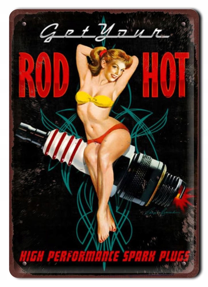 Garaż Metalowy Szyld Plakat Retro Vintage #10297