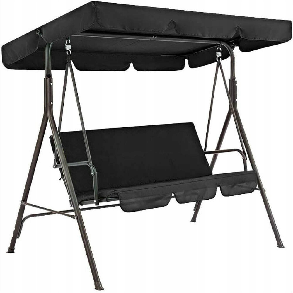 HUŚTAWKA OGRODOWA 3-OSOBOWA WOLNOSTOJĄCA ŁAWKA BUJANA + MATERAC Materiał wykonania metal tkanina tworzywo sztuczne