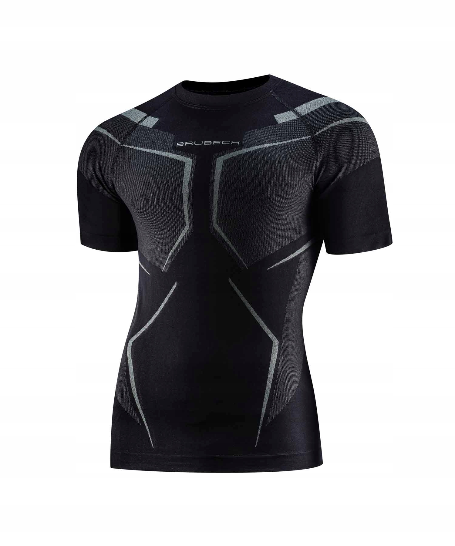 Koszulka męska termoaktywna z krótkim rękawem Brubeck Dry do biegania XXL