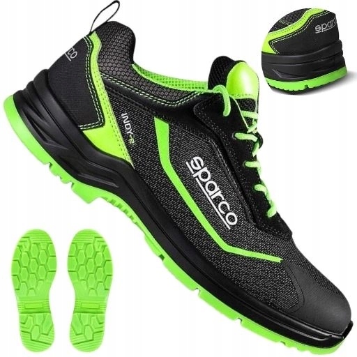 Buty robocze męskie adidasy S3 Bhp z trwałego materiału Sparco Indy-E 43