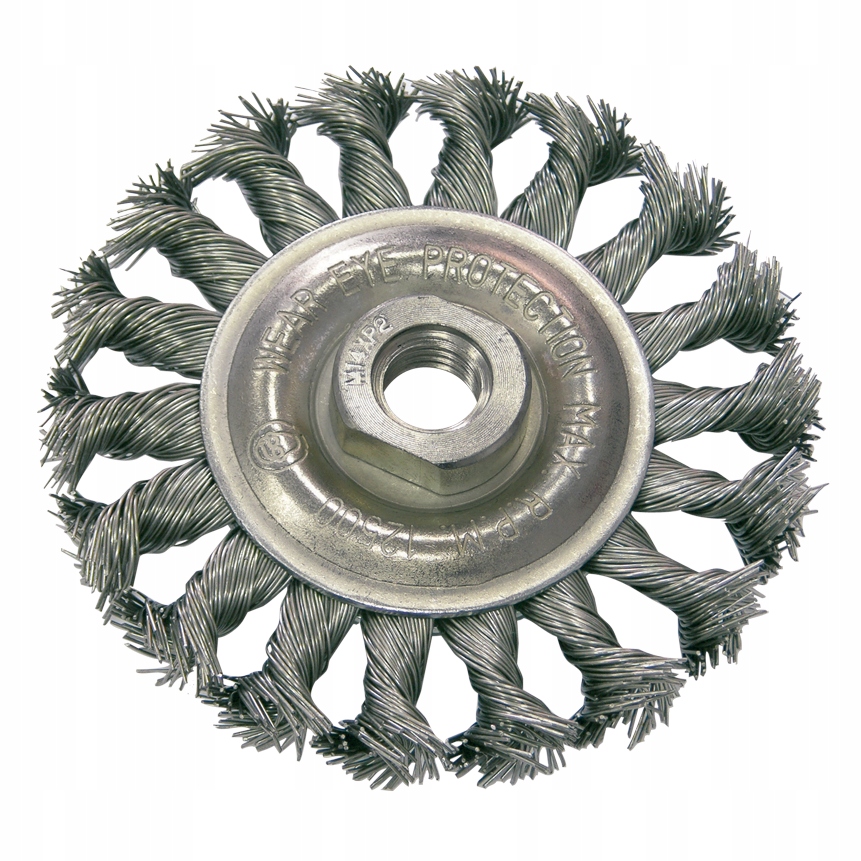 PROLINE SZCZOTKA TARCZ Z DRUTU SKRĘCANA FI=125 M14