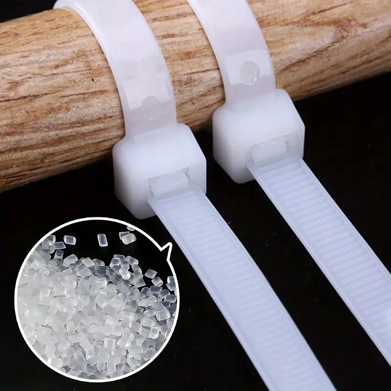 OPASKI KABLOWE ZACISKOWE BIAŁE TRYTKI TRYTYTKI 2,5x160 ERKO 100 SZTUK Kod producenta OPK_2,5-160-N/100