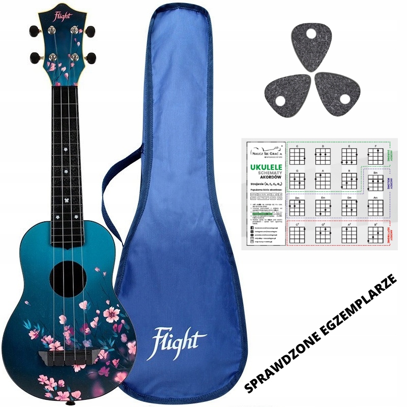 FLIGHT TUS32 SAKURA UKULELE SOPRANOWE ZESTAW START