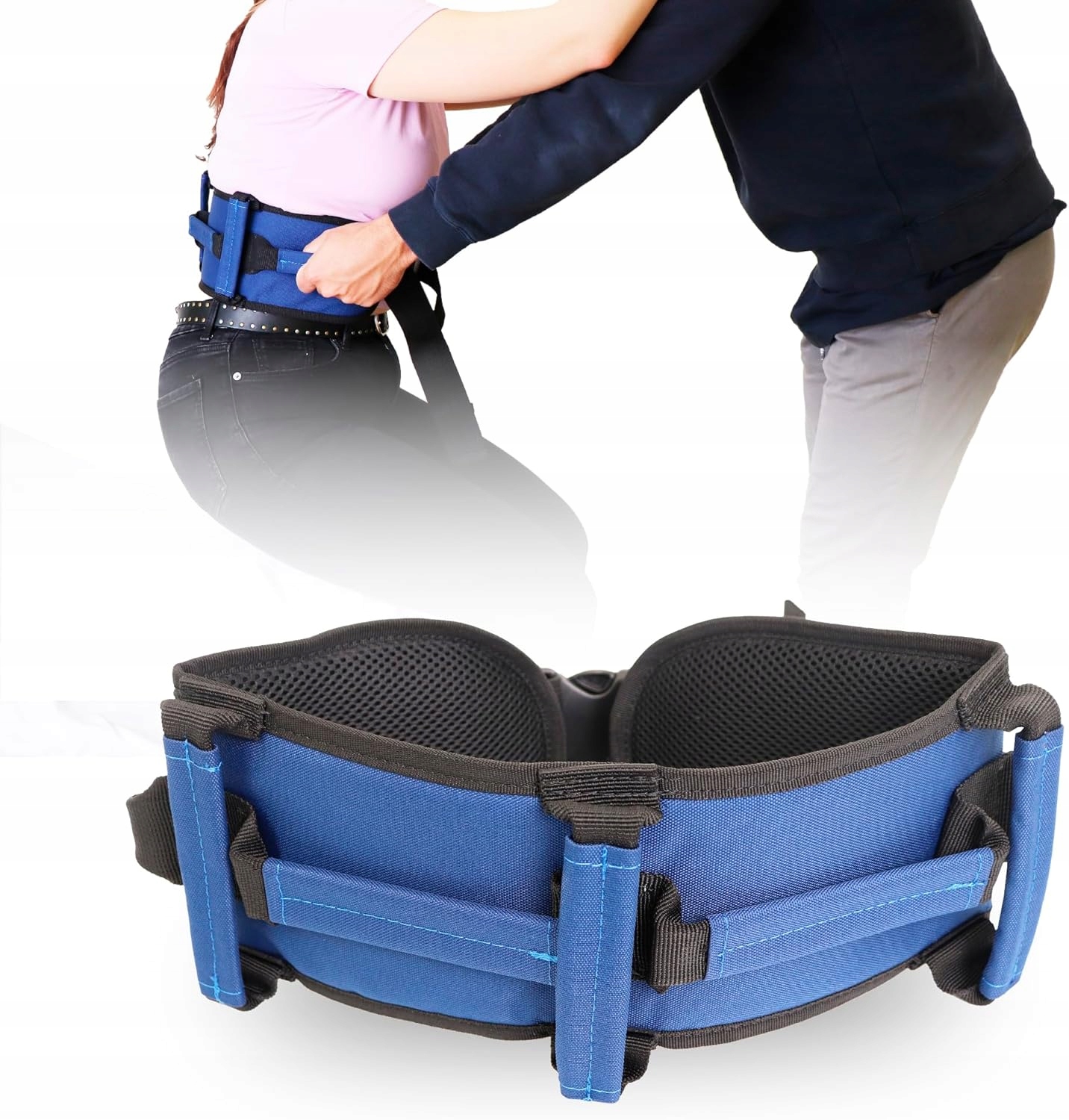 Pas transferowy Pepe Mobility z 7 uchwytami – pomoc w opiece i transporcie