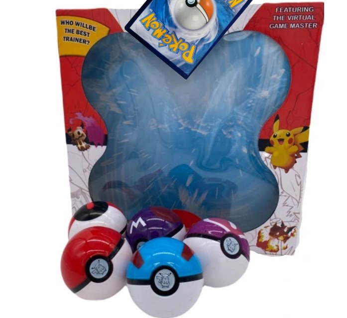 

Zestaw 5 Pokeball z figurkami Pokemon