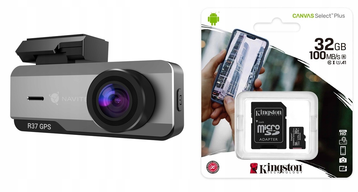 Automobilový rekordér Wi-Fi 32 Gb Navitel R37 Gps