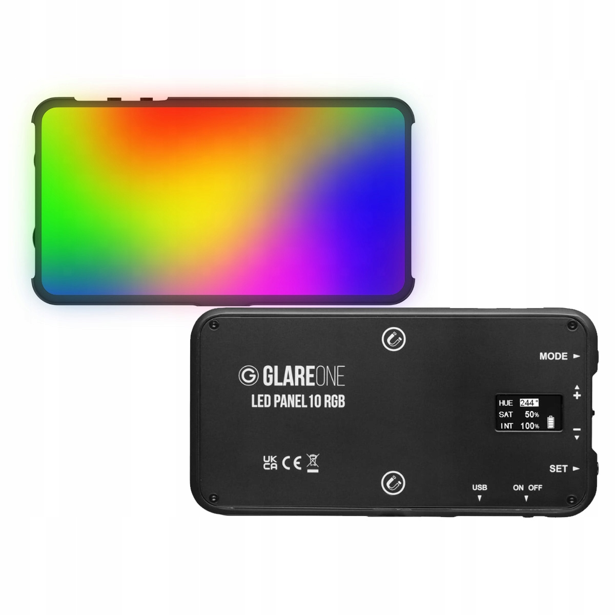 Lampa Led GlareOne Panel 10 Rgb