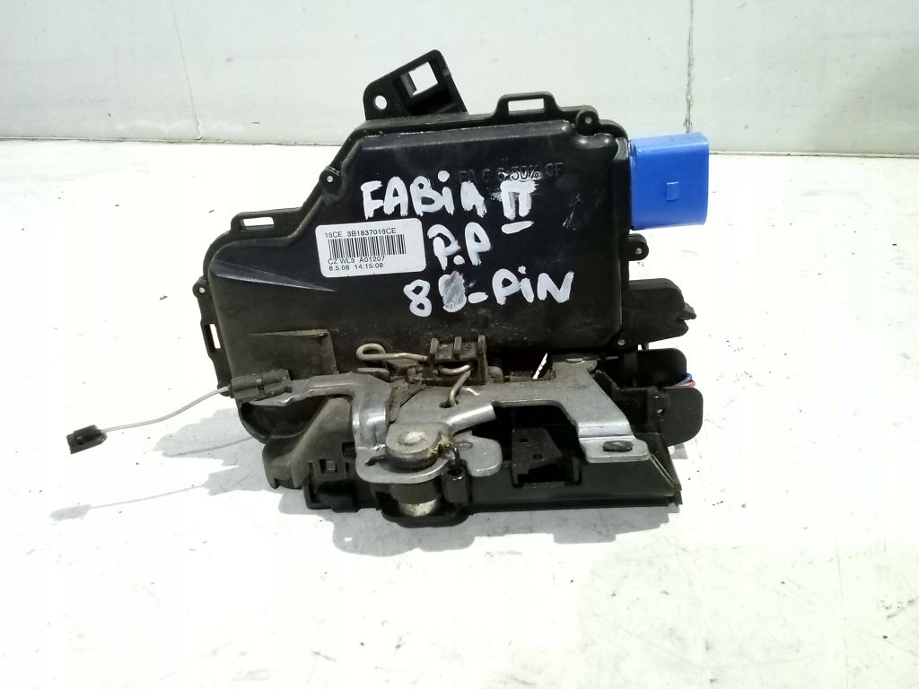 Skoda Fabia II HB lock right front 3B1837016CE