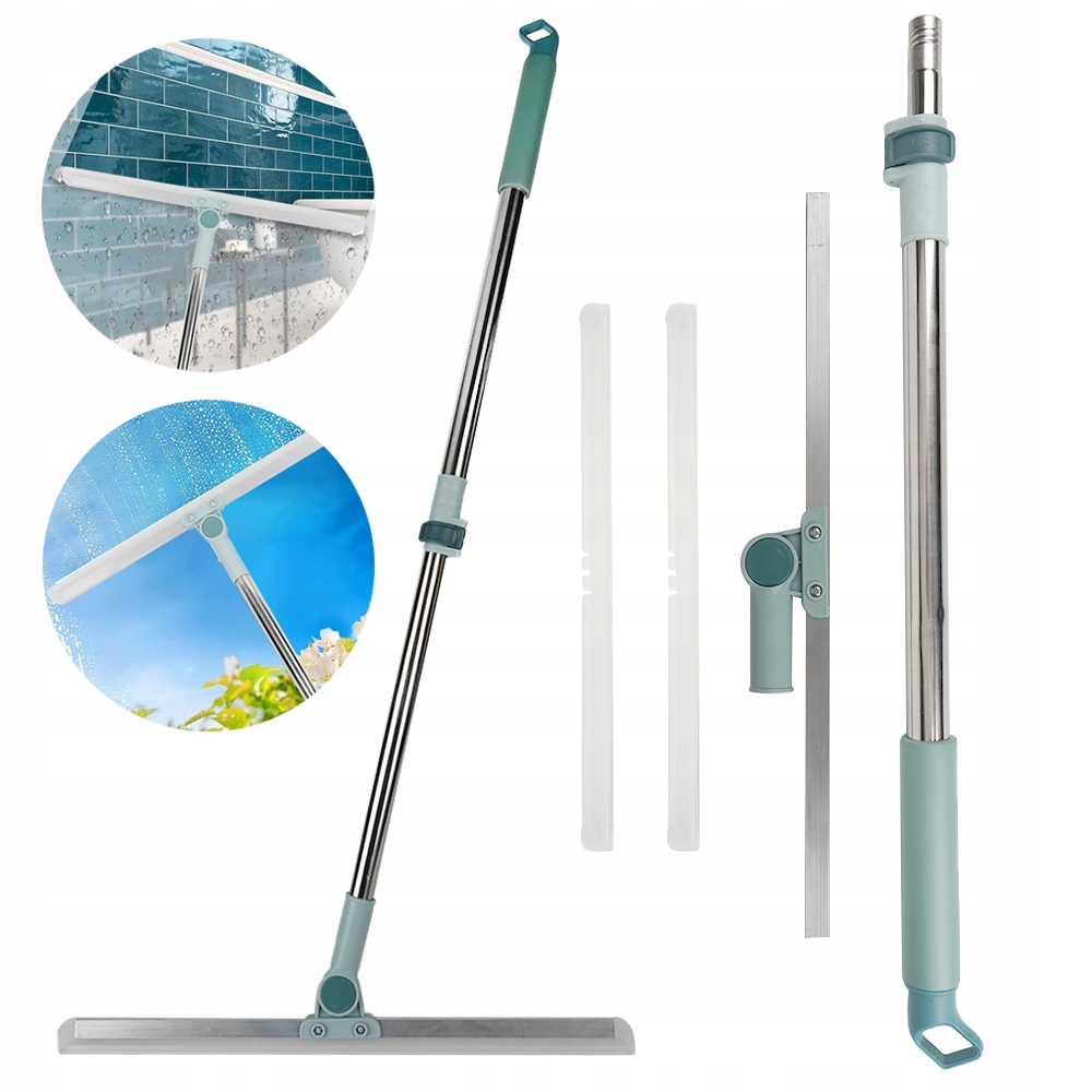 Levně Stěrka Na Podlahy 50CM Teleskopická Tyč 110CM Shrnovač Podlahy