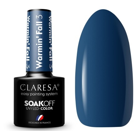 CLARESA LAKIER HYBRYDOWY UV/LED WARMIN' FALL 3