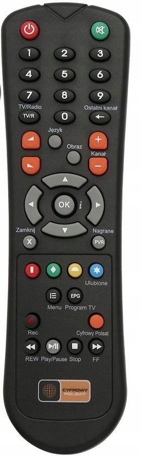 Pilot do Cyfrowy Polsat HD2000 ORYGINAŁ MINI HD5000 HD3000 Jakość