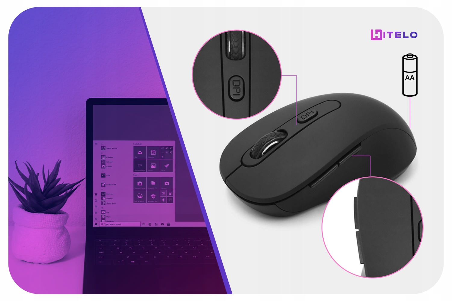 MYSZ BEZPRZEWODOWA MYSZKA BLUETOOTH BT DO TELEWIZORA TV TABLETU ANDROID iOS EAN (GTIN) 5906530451136