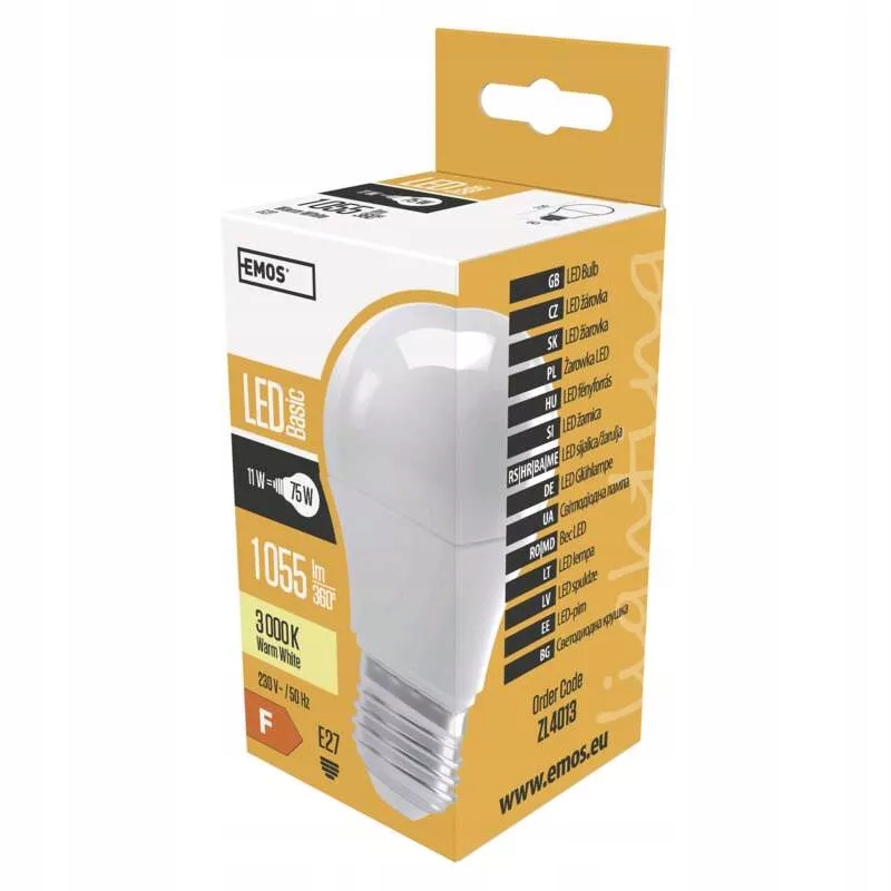 

Żarówka Led A60 11W E27 ciepła biel