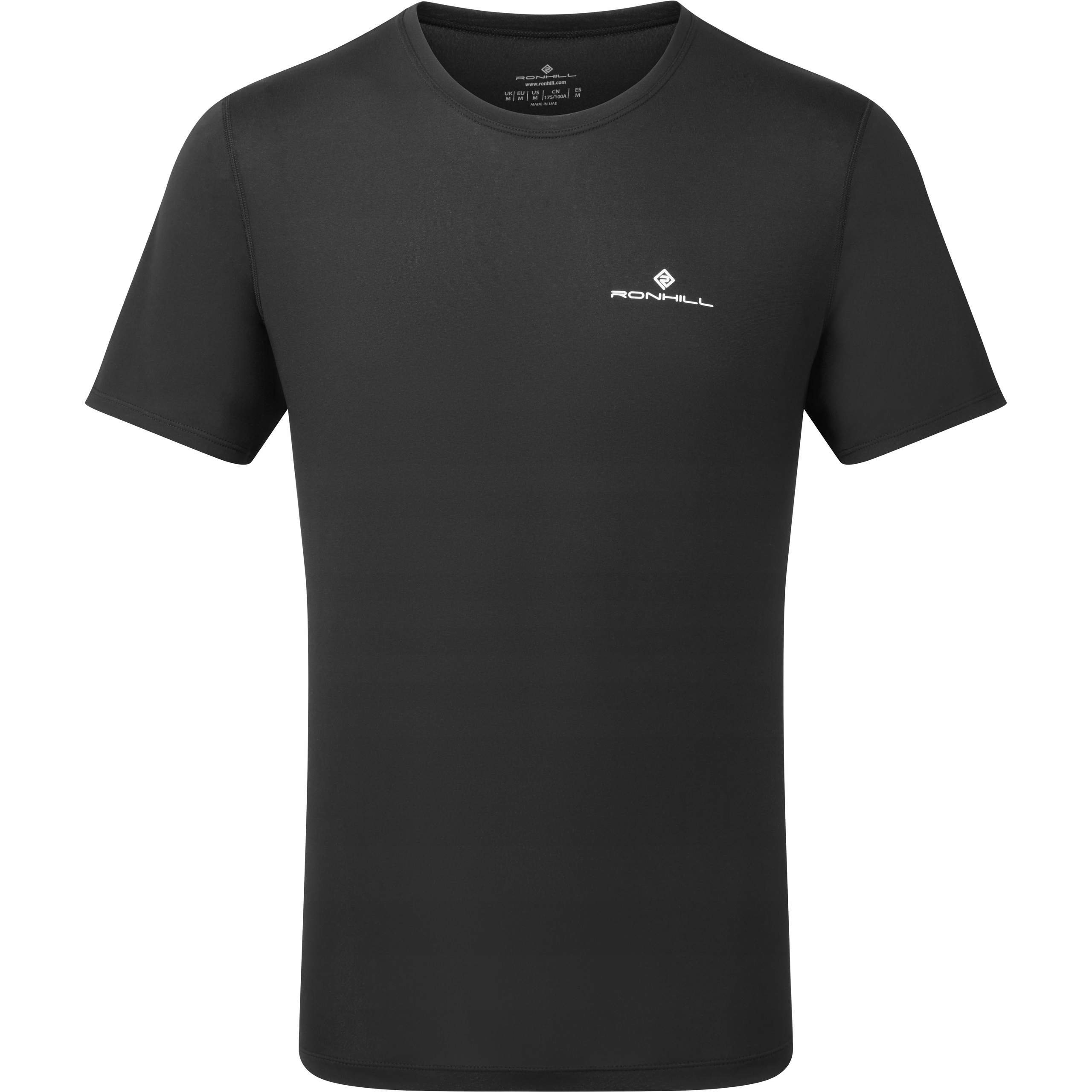 Koszulka do Biegania Męska Sportowa Ronhill Core S/s Tee Czarna M