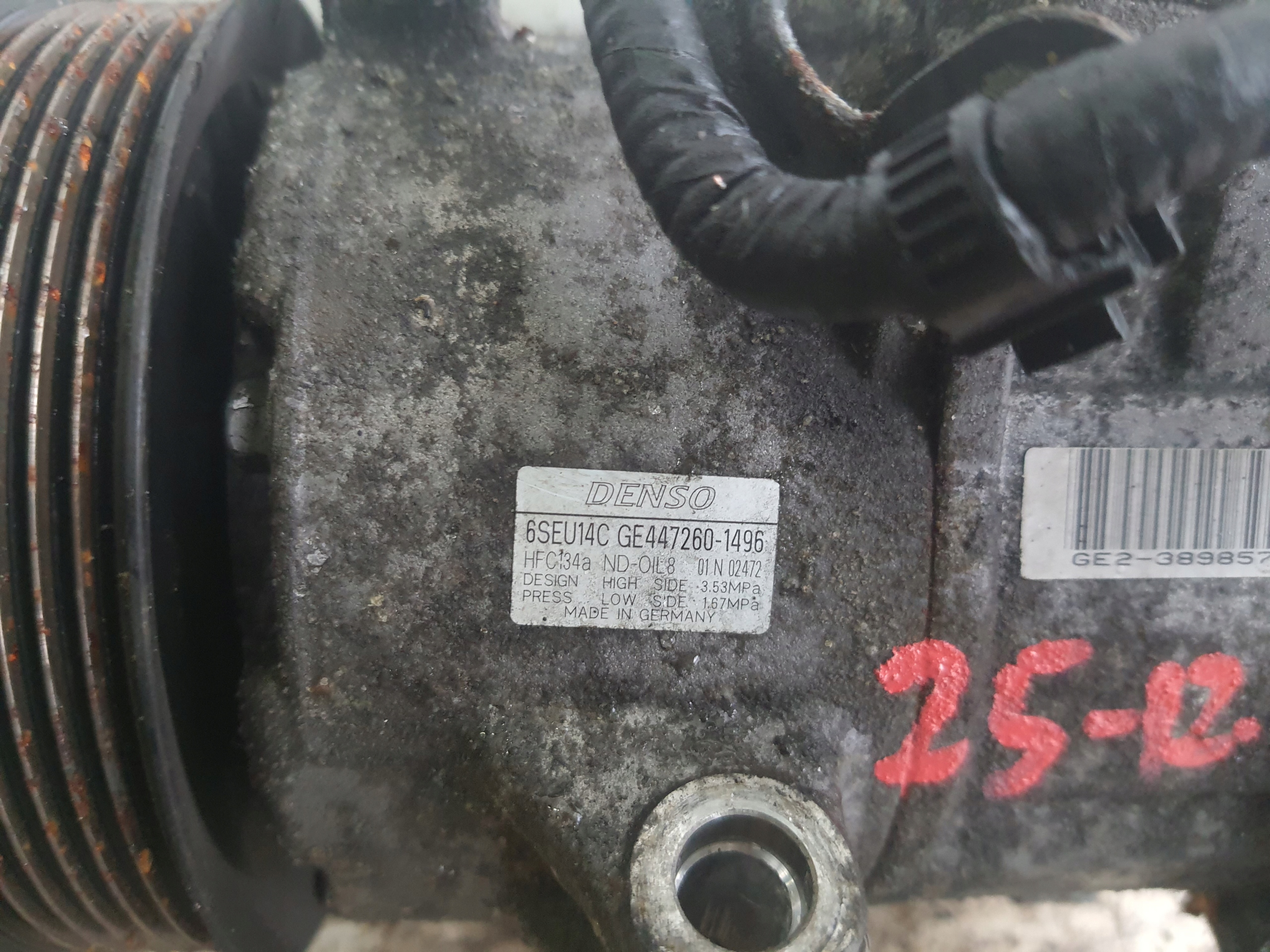 TOYOTA compressor AC 447260-1496