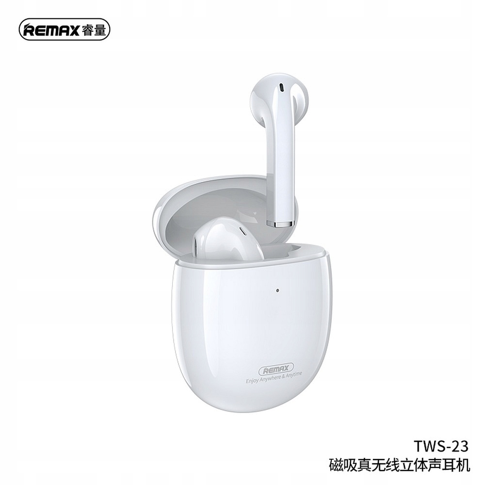 

Remax słuchawki bluetooth TWS-23 z power bankiem b