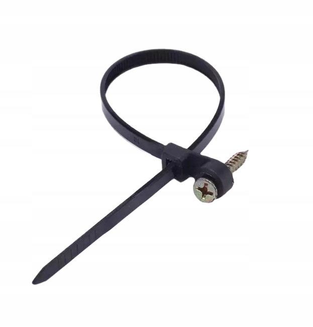 Opaska zaciskowa kablowa z otworem oczkiem trytytki 4.8x200 100szt