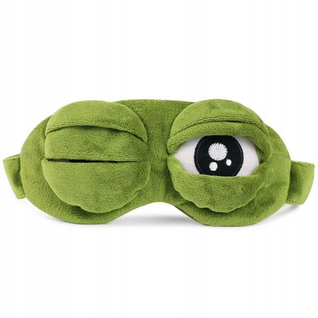 

Maska na oczy, Sad Pepe, Smutna Żaba, do spania