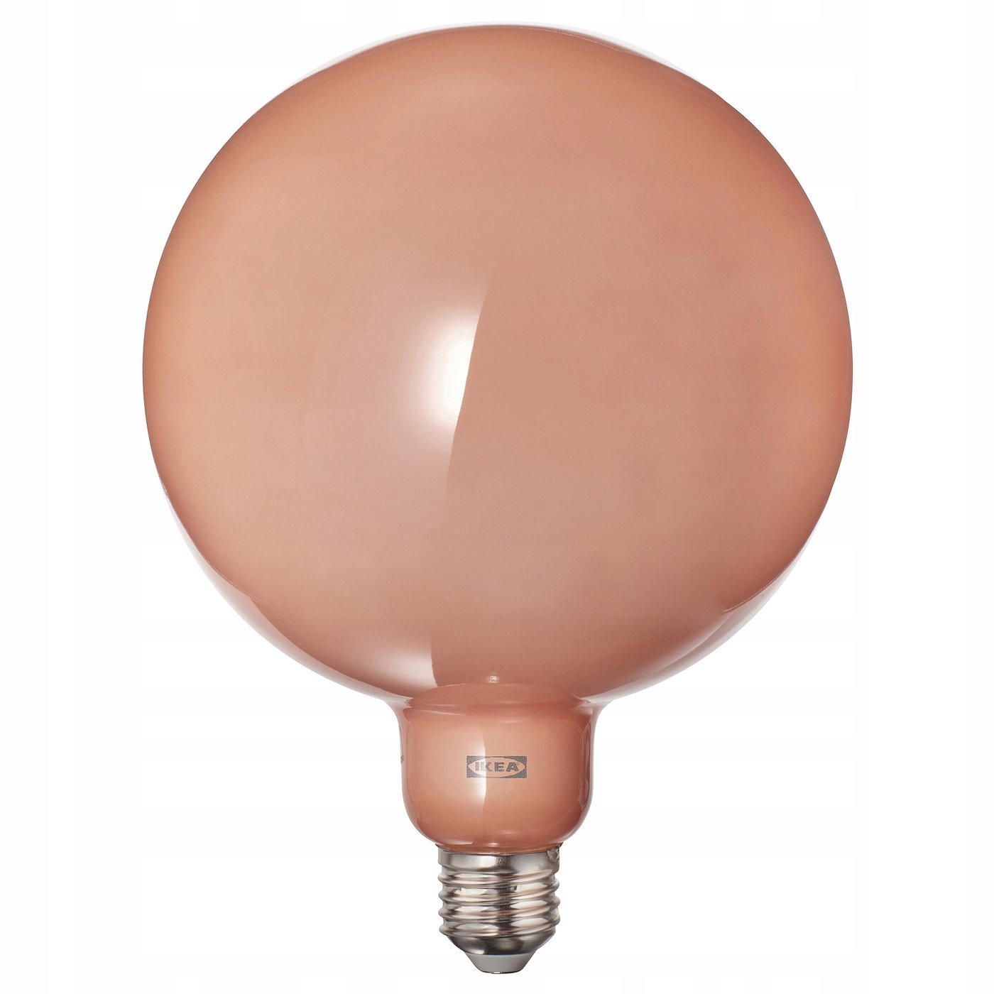 Led žárovka E27 150lm 1800K kula 150 mm oranžovorůžová