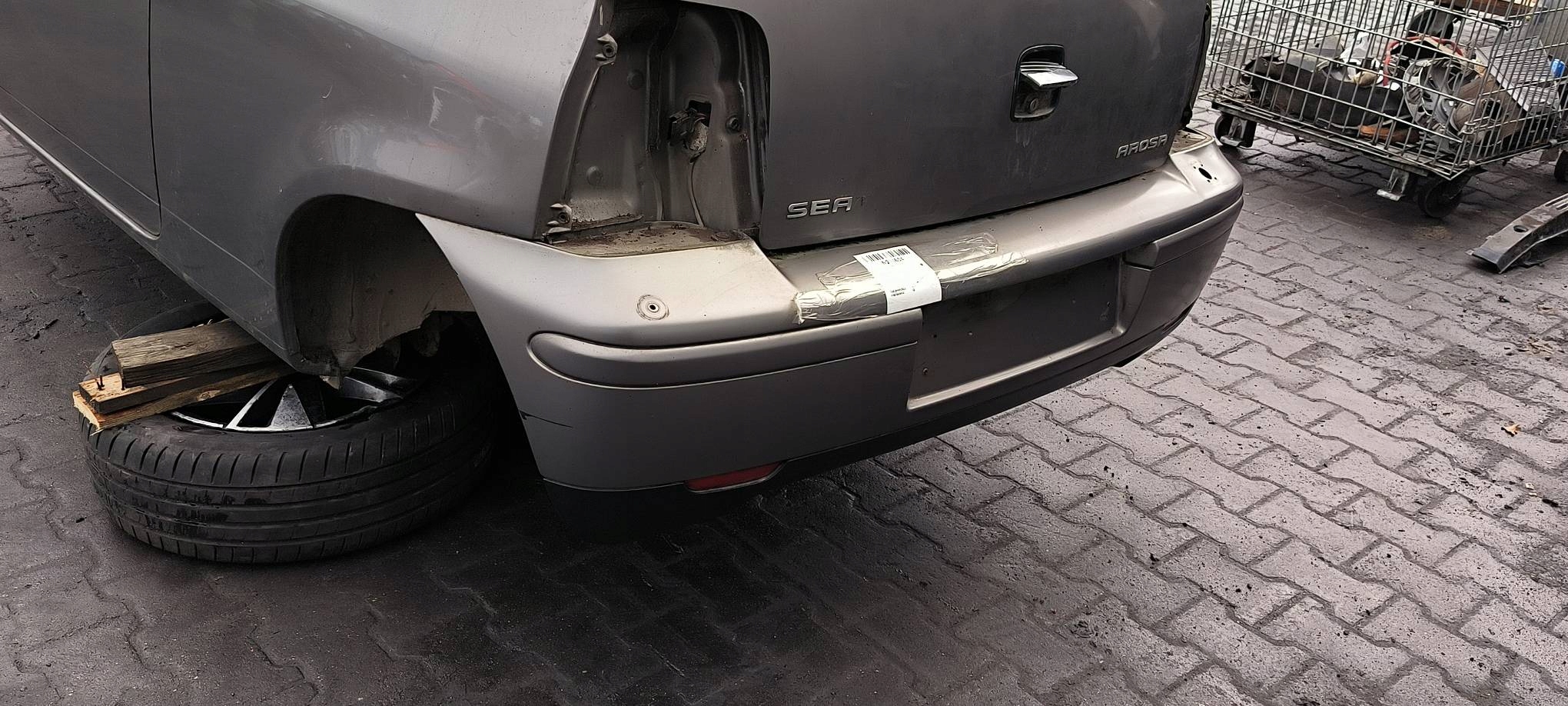 bumper rear part LS7U SEAT AROSA
